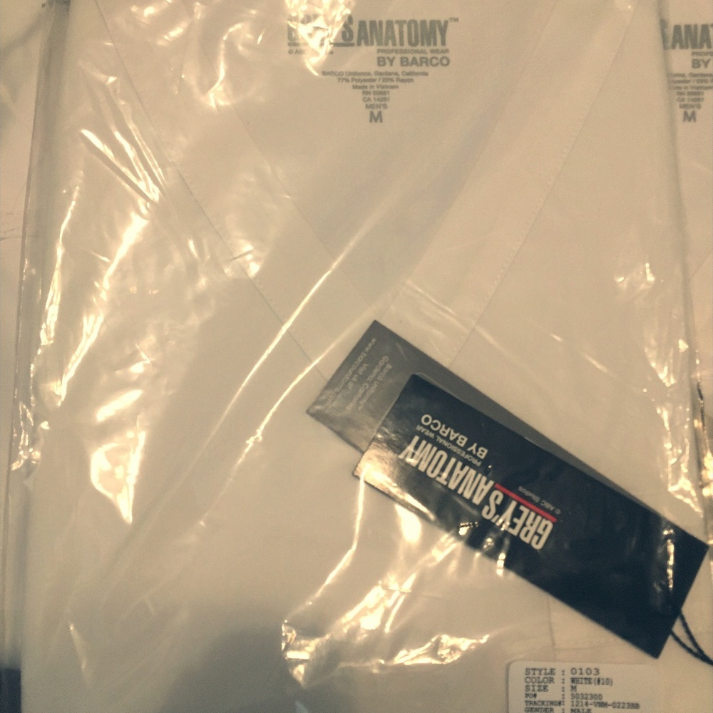 White Grey's Anatomy by Barco Scrubs